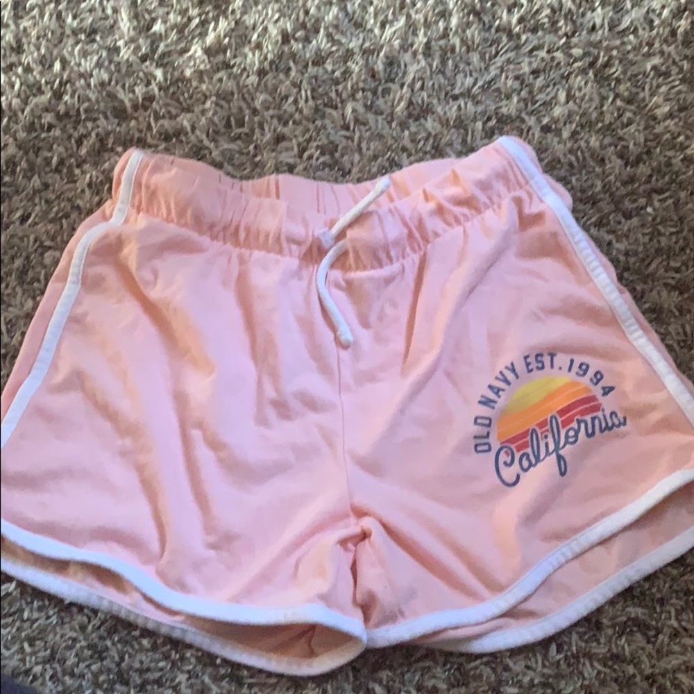 Pink old navy shorts